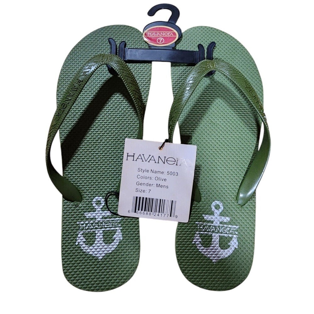 Havanera Men's Flip Flops Size 7